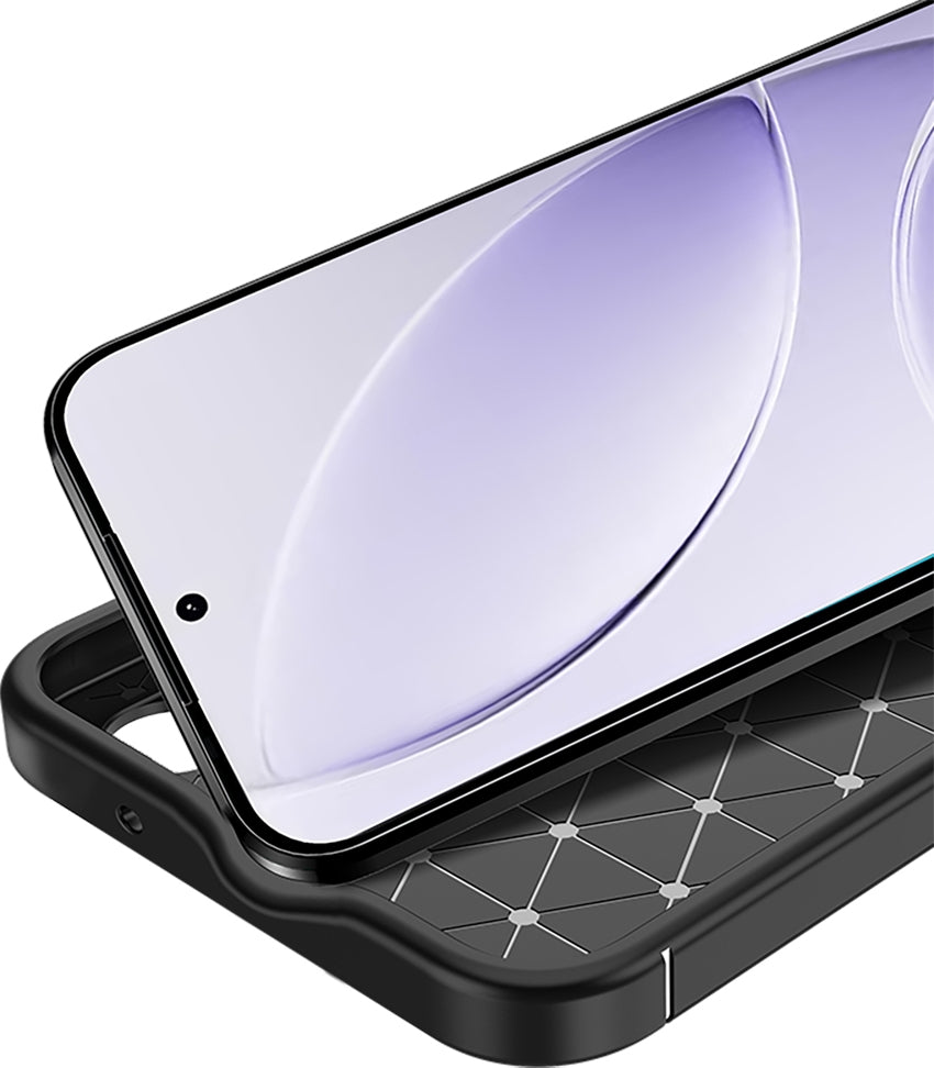 Rengareng Redmi 15 Kılıf Zore Negro Silikon Kapak - Siyah