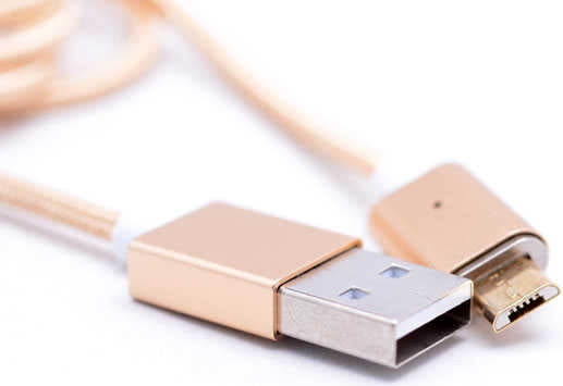Rengareng Rose Gold Mıknatıslı 8600 Micro USB Kablo