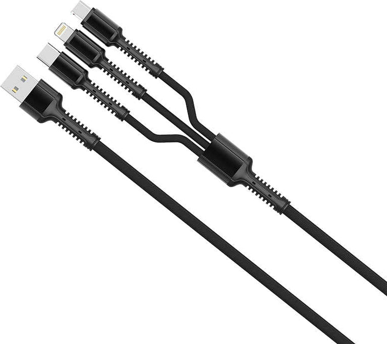 Rengareng Kırmızı LC93 3 In 1 USB Kablo