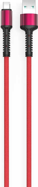 Rengareng Kırmızı LS65 Micro USB Kablo