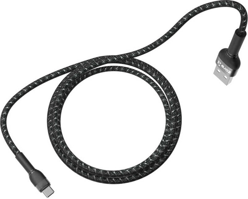 Rengareng Siyah Shira Serisi Type-C USB Kablo 1 Metre