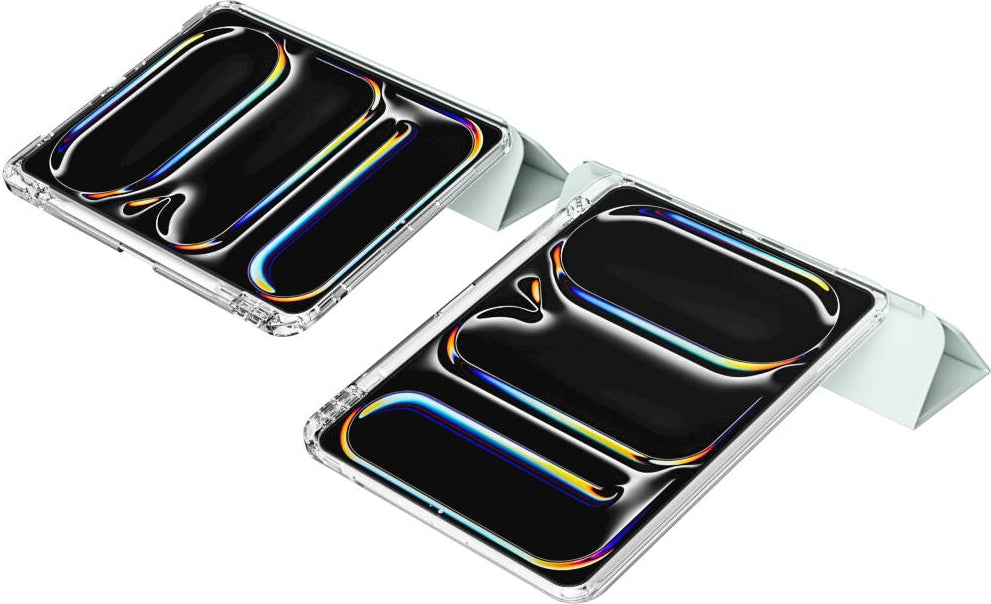 Rengareng apple iPad Pro 13 2024 Kılıf Magnetik Ayrılabilen Airbagli Zore Sliding Tablet Kılıfı - Gold