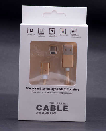 Rengareng Rose Gold Type-C Mıknatıslı USB Kablo