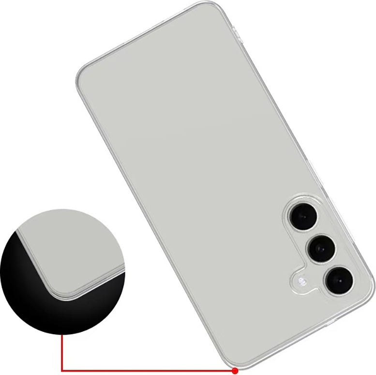 Rengareng Galaxy S25 Fe Kılıf Mnc Süper Silikon Kapak - Şeffaf