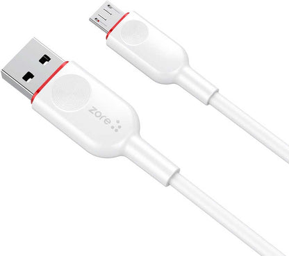 Rengareng Beyaz Zcl-01 Micro USB Kablo