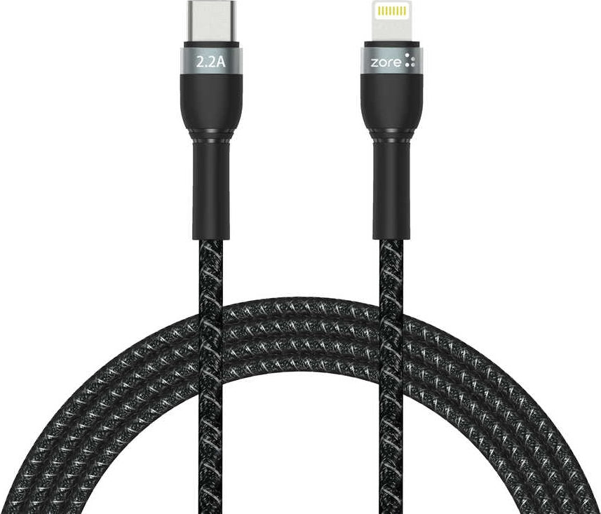 Rengareng Siyah Shira Serisi Type-C To Lightning Pd Kablo 2 Metre