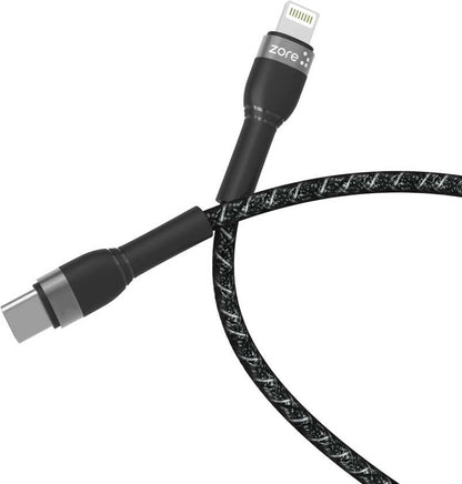 Rengareng Siyah Shira Serisi Type-C To Lightning Pd Kablo 2 Metre
