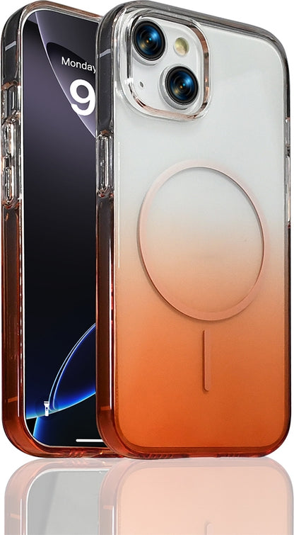 Rengareng iPhone 14 Kılıf M-Safe Şarj Özellikli Zore Septik Silikon Kapak - Mor