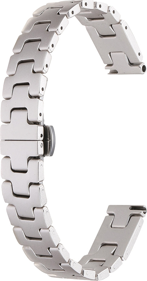 Rengareng Watch Ultra 49MM Zore KRD-150 Metal Kordon Strap Kayış - Starlight