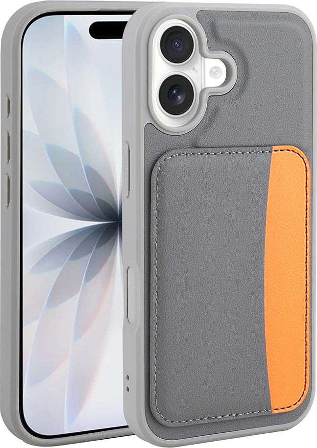Rengareng iPhone 17 Kılıf Kartlıklı Zore X-Kart Silikon Kapak - Lacivert