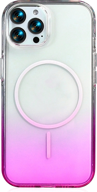 Rengareng iPhone 14 Pro Max Kılıf M-Safe Şarj Özellikli Zore Septik Silikon Kapak - Turkuaz