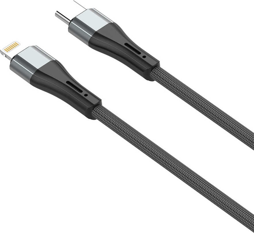 Rengareng Gri ZR-LC961 Pd To Lightning Kablo