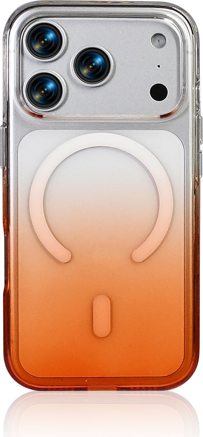 Rengareng iPhone 17 Pro Max Kılıf M-Safe Şarj Özellikli Zore Septik Silikon Kapak - Turkuaz