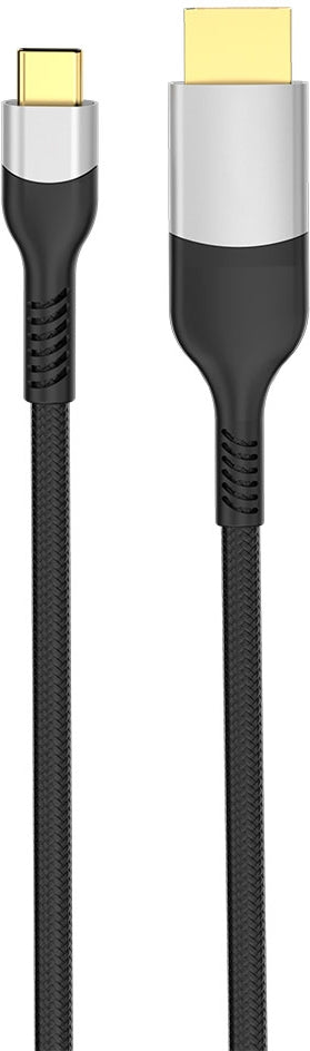 Rengareng Gri QG08 8k 60 Hz Görüntü Kalitesi Type-C To Display Port Kablo 1.8m