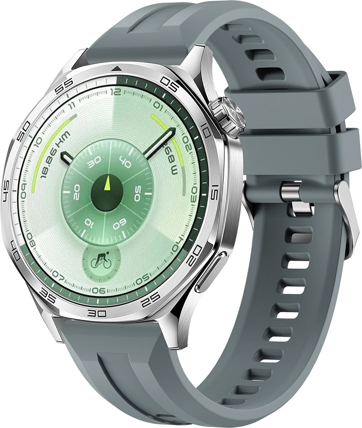 Rengareng Galaxy Watch 3 45MM Zore KRD-148 22MM Silikon Kordon - Koyu Gri