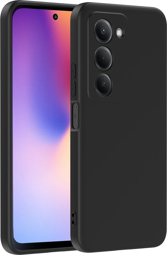Rengareng Redmi 15 Kılıf Zore Mara Lansman Kapak - Siyah