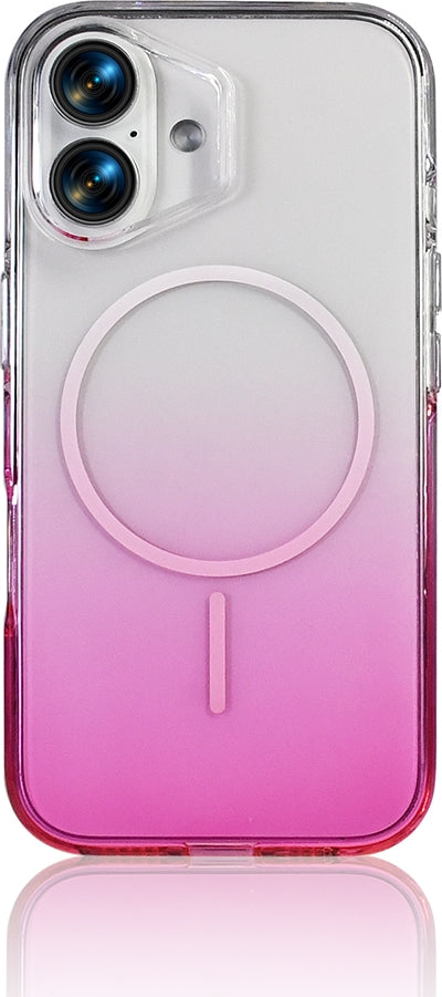 Rengareng iPhone 17 Kılıf M-Safe Şarj Özellikli Zore Septik Silikon Kapak - Turuncu