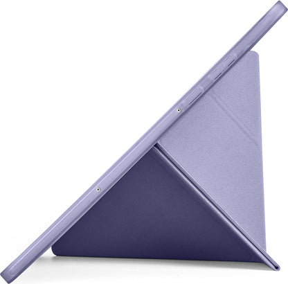 Rengareng Galaxy Tab S11 Kılıf Zore Tri Folding Kalem Bölmeli Standlı Kılıf - Koyu Yeşil