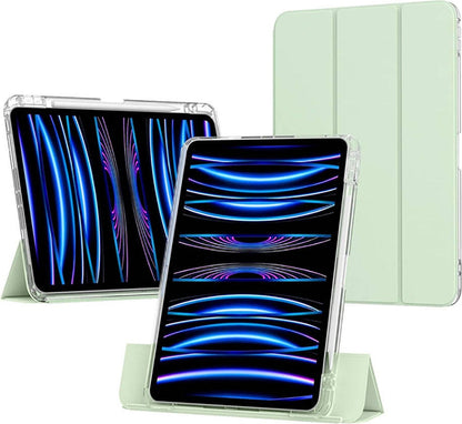 Rengareng apple iPad Air 13 2024 Kılıf Magnetik Ayrılabilen Airbagli Zore Sliding Tablet Kılıfı - Gold