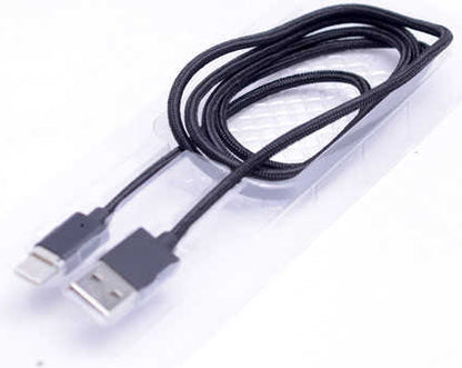 Rengareng Siyah Metal Manyetic Uçlu Lightning USB Kablo