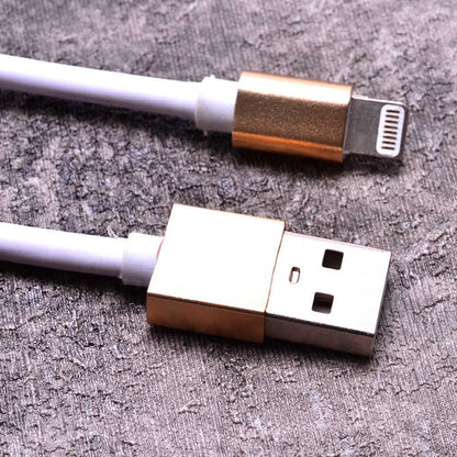 Rengareng Beyaz Lightning Hızlı Şarj Kablo