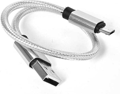 Rengareng Gri 30 cm Halat Micro USB Kablo
