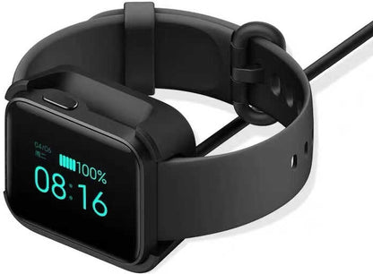 Rengareng Siyah Xiaomi Redmi Watch (Mi Watch Lite) USB Şarj Kablosu