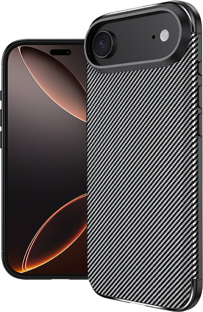 Rengareng iPhone 17 Air Kılıf Mnc Negro Silikon Kapak - Siyah