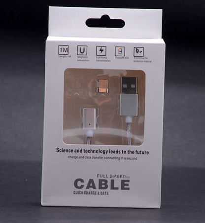 Rengareng Gold Type-C Mıknatıslı USB Kablo