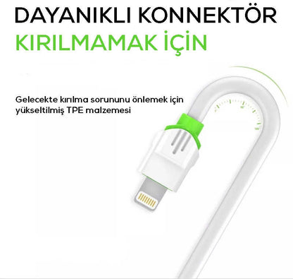 Rengareng Beyaz LS32 Type-C USB Kablo