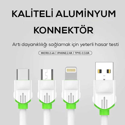 Rengareng Beyaz LS32 Type-C USB Kablo