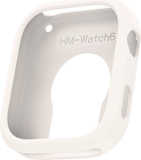 Rengareng Redmi Watch 6 Yumuşak Tpu Silikon Kasa Koruyucu Zore Watch Gard 41 - Starlight