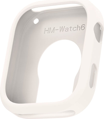 Rengareng Redmi Watch 6 Yumuşak Tpu Silikon Kasa Koruyucu Zore Watch Gard 41 - Starlight