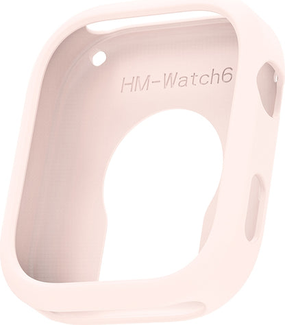 Rengareng Redmi Watch 6 Yumuşak Tpu Silikon Kasa Koruyucu Zore Watch Gard 41 - Pembe