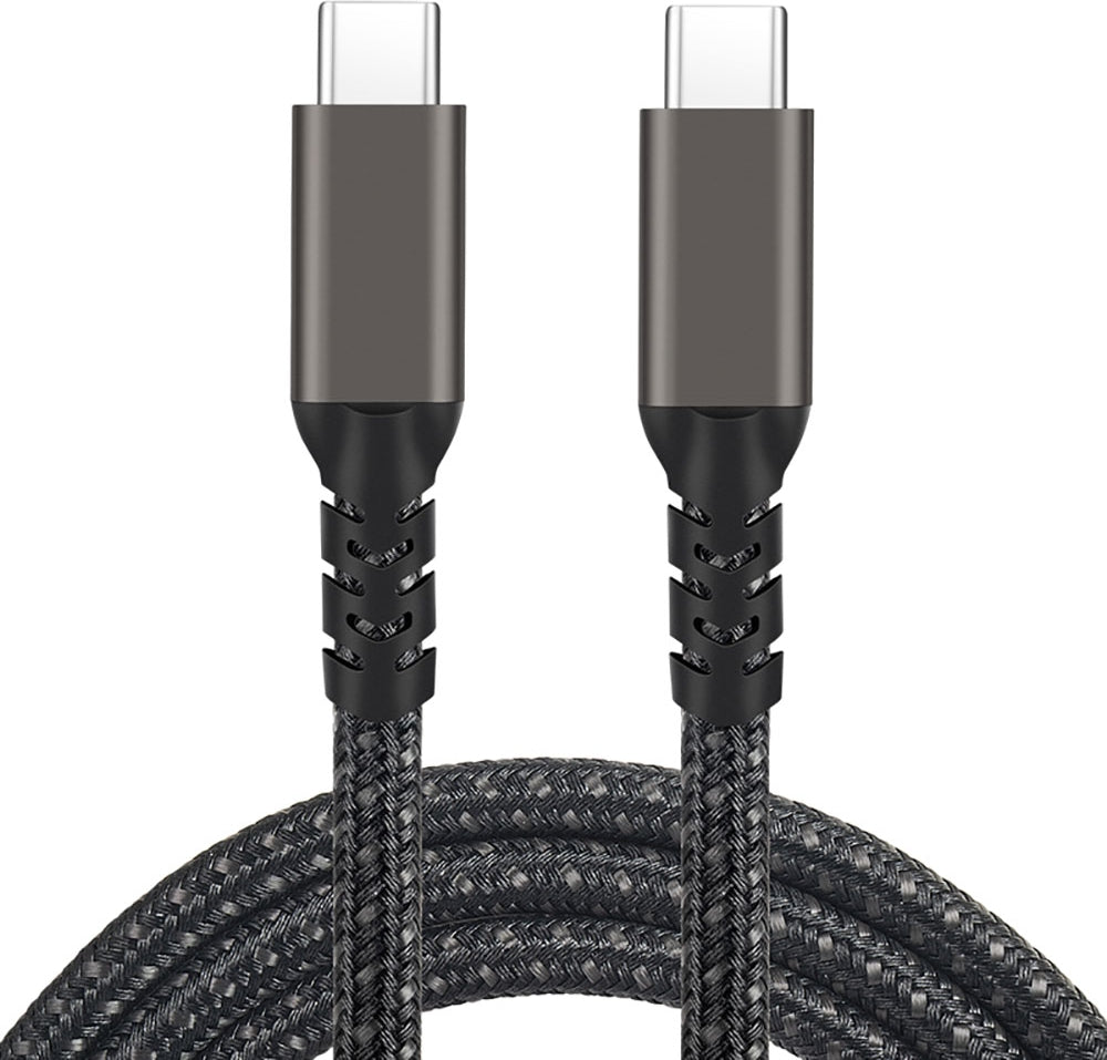 Rengareng Siyah 2.jenerasyon Type-C To Type-C Usb3.2 Pd Data Kablosu 100W 20GBPS 4K@60Hz 0.2 Metre