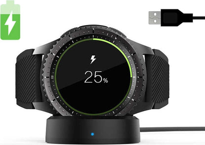 Rengareng Siyah Gear S3 USB Şarj Kablosu