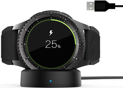Rengareng Siyah Gear S3 USB Şarj Kablosu