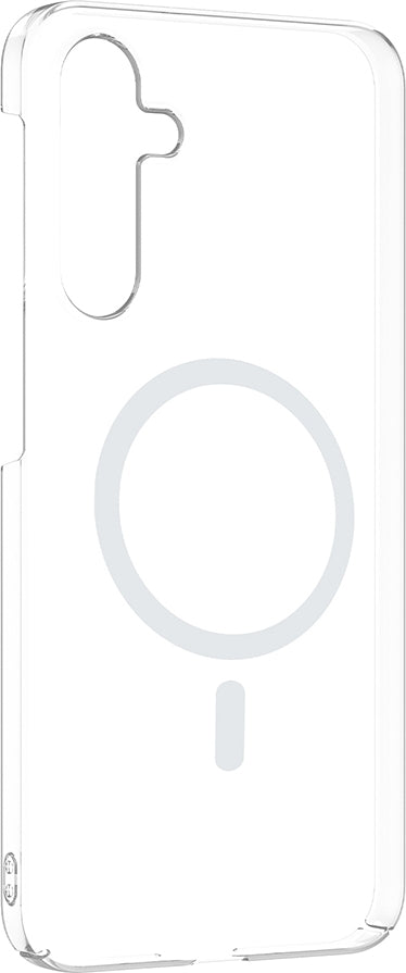 Rengareng Galaxy A16 Kamera Korumalı M-Safe Şarj Özellikli Şeffaf Zore London Silikon Kapak - Şeffaf