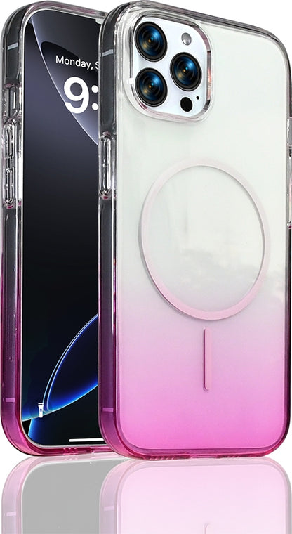 Rengareng iPhone 15 Pro Max Kılıf M-Safe Şarj Özellikli Zore Septik Silikon Kapak - Mor