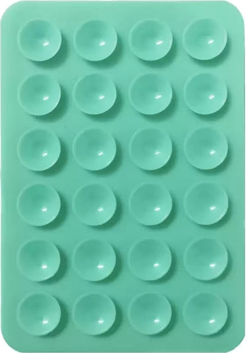 Rengareng Kare Öpücüklü 03 Çift Taraflı Silikon Tutucu 5,50CM x 8cm - Turkuaz