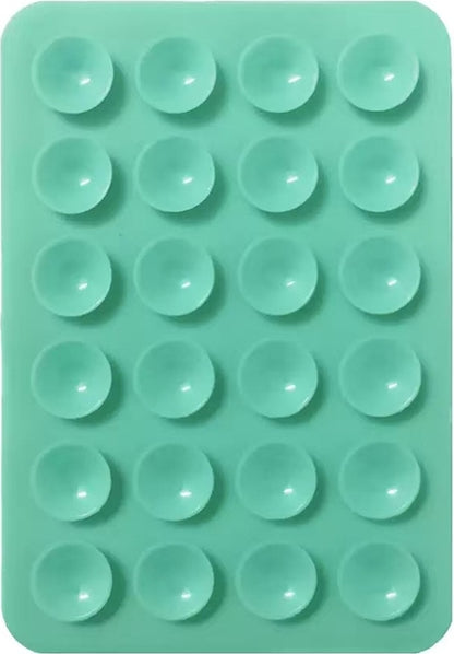 Rengareng Kare Öpücüklü 03 Çift Taraflı Silikon Tutucu 5,50CM x 8cm - Turkuaz