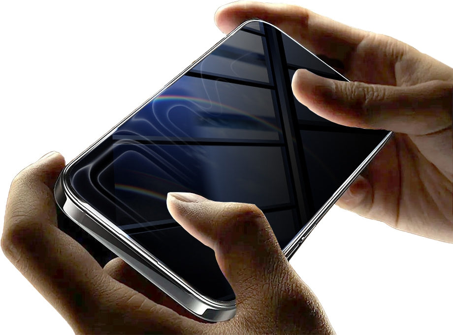 Rengareng iPhone 17 Pro Mnc 2.5d Oliv Privacy Temperli Cam Ekran Koruyucu + Kolay Uygulama Aparatı - Siyah