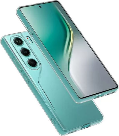 Rengareng Tecno Camon 40 Pro Kılıf Mnc Süper Silikon Kapak - Şeffaf