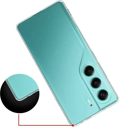 Rengareng Tecno Camon 40 Pro Kılıf Mnc Süper Silikon Kapak - Şeffaf