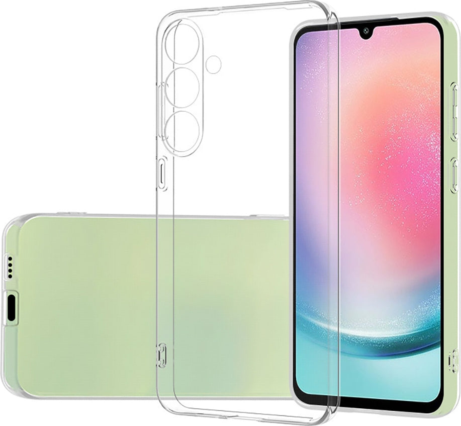 Rengareng Galaxy A57 Kılıf Zore Süper Silikon Kapak - Şeffaf