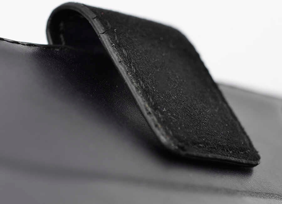 Rengareng Tecno Camon 40 Pro Kılıf Zore Kar Deluxe Kapaklı Kılıf - Siyah
