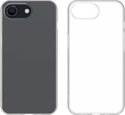 Rengareng iPhone 17E Kılıf Zore Süper Silikon Kapak - Şeffaf