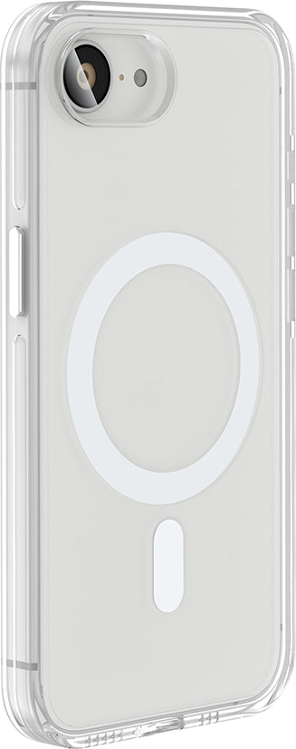 Rengareng iPhone 17E Kılıf M-Safe Şarj Özellikli Kamera Korumalı Zore Kripto Kapak - Şeffaf
