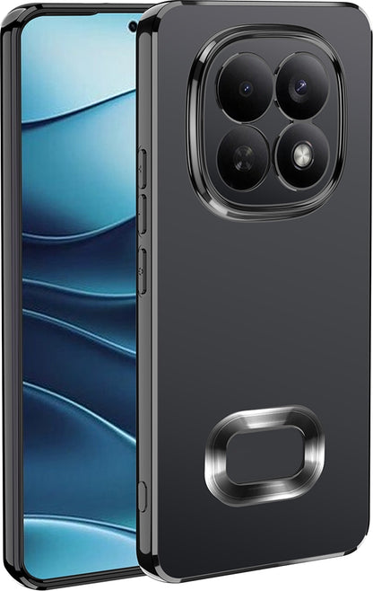Rengareng Redmi Note 15 Pro 4g Kılıf Kamera Korumalı Logo Gösteren Zore Omega Kapak - Derin Mor