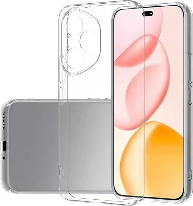 Rengareng Honor 400 Pro Kılıf Zore Süper Silikon Kapak - Şeffaf